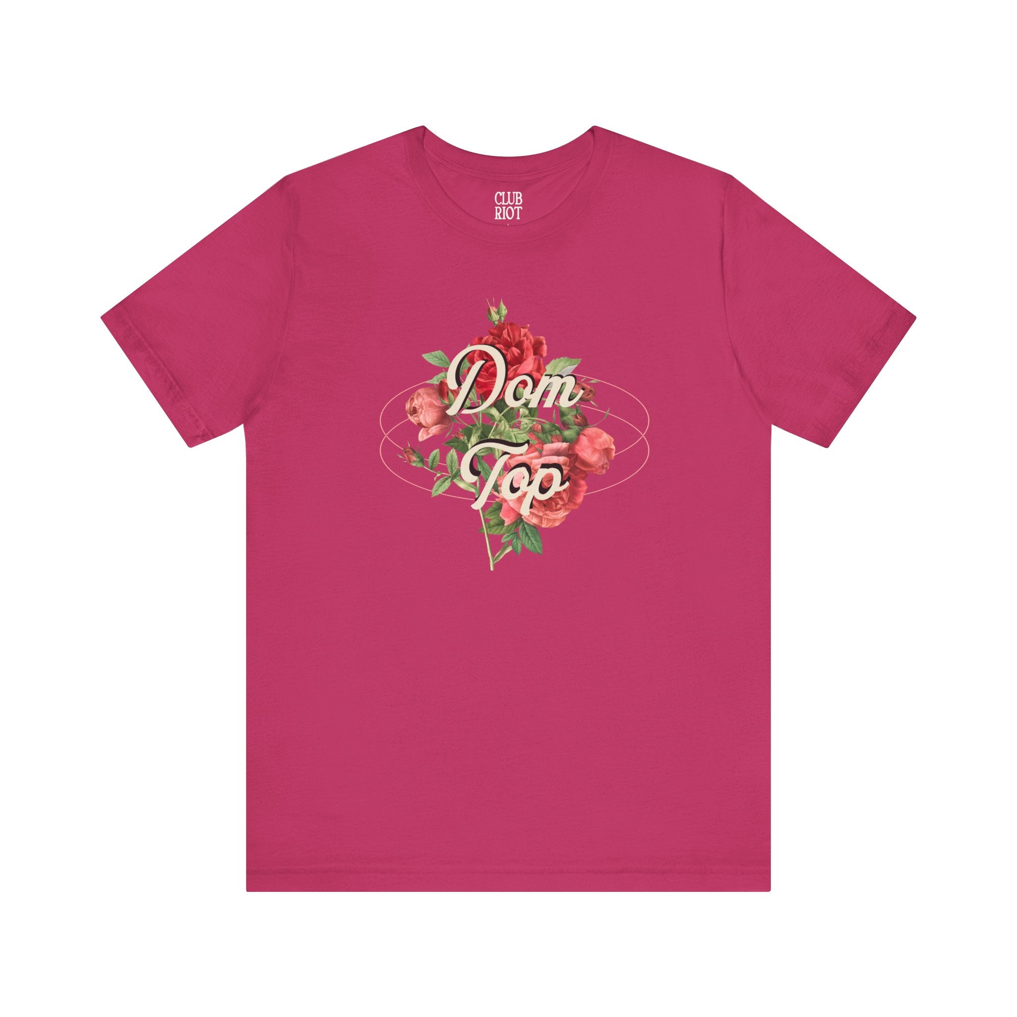 Floral Graphic V Unisex T-Shirt – Bold Queer Streetwear Graphic Tee