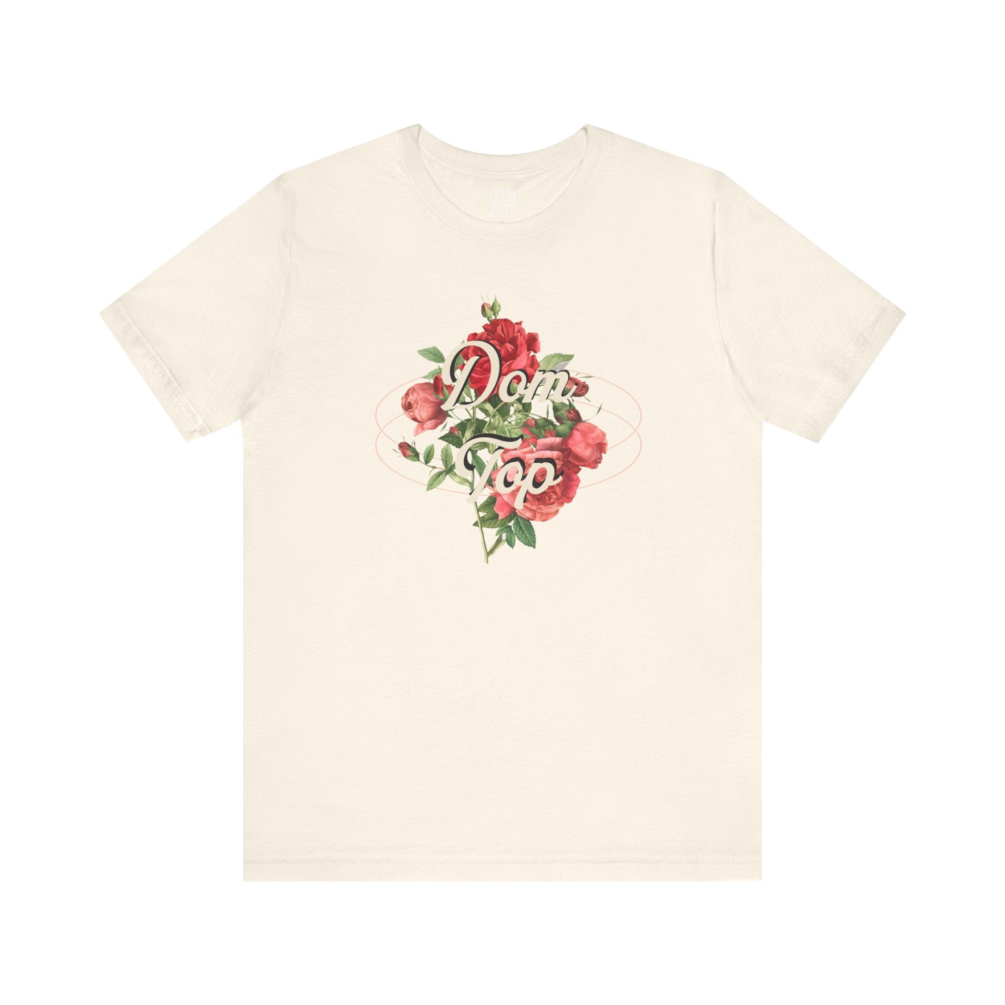 Floral Graphic V Unisex T-Shirt – Bold Queer Streetwear Graphic Tee