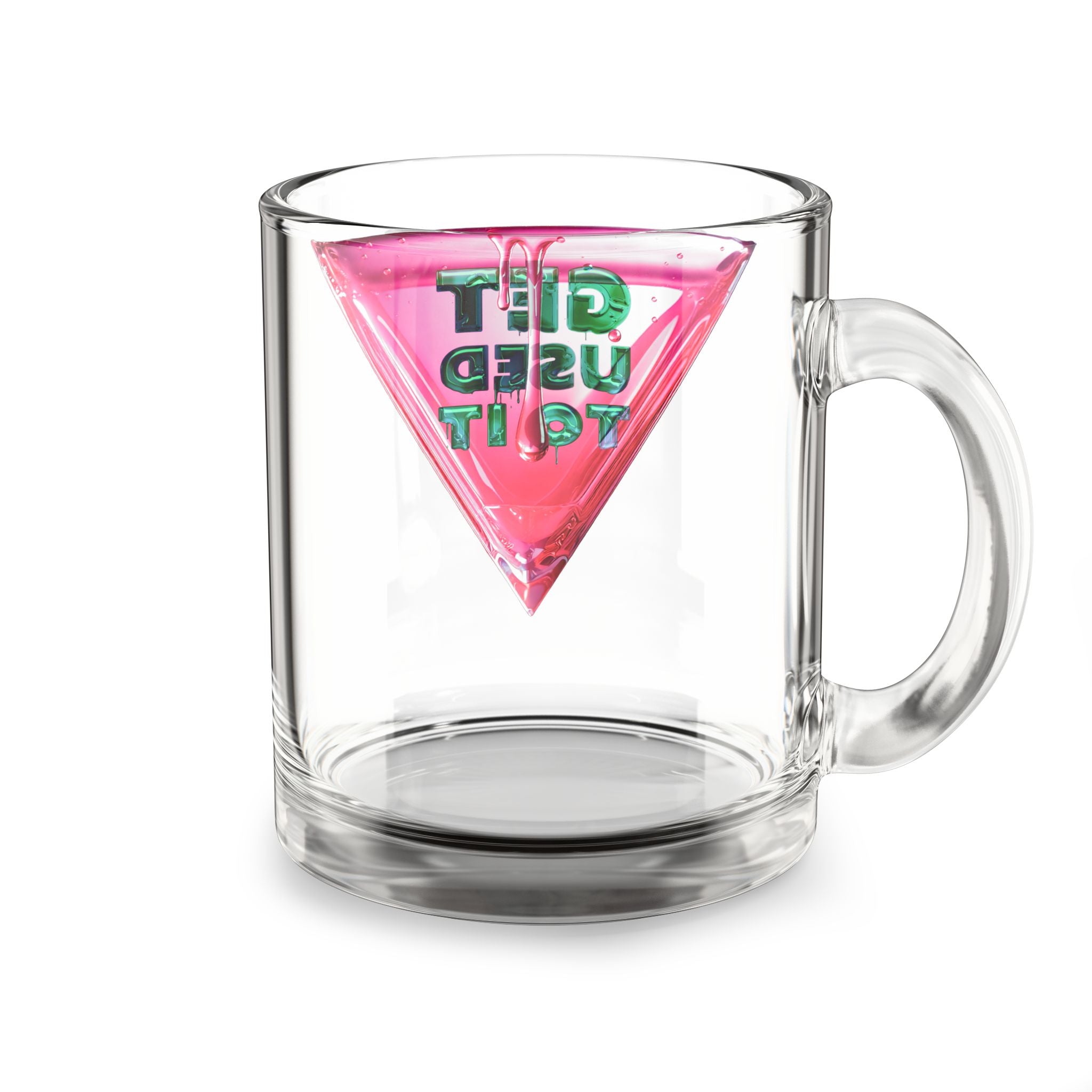 Pink Glass Mug Glassware – Bold Queer Streetwear Drinkware