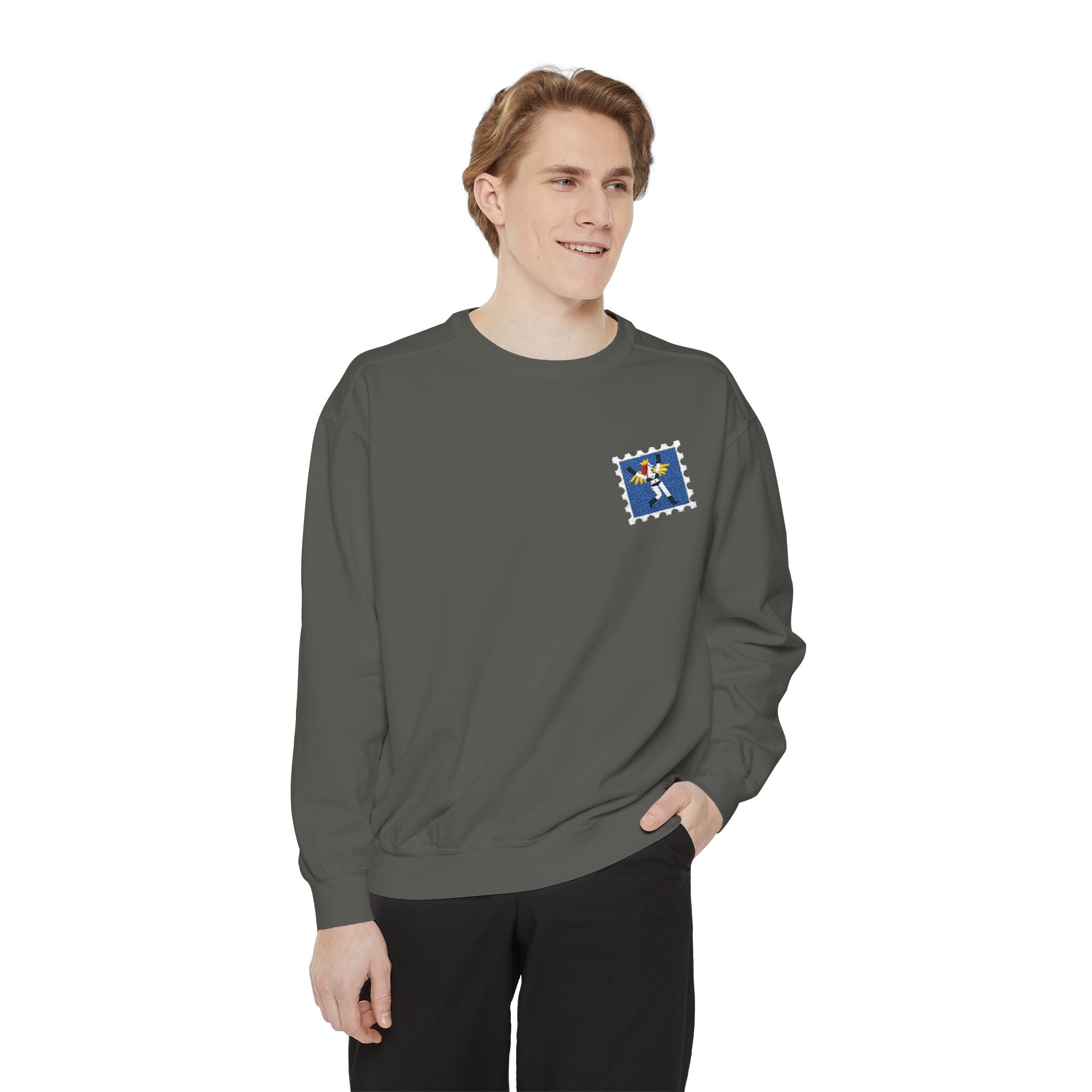 Cozy Unisex Garment Crewneck Sweatshirt – Queer Streetwear Cozy Essential