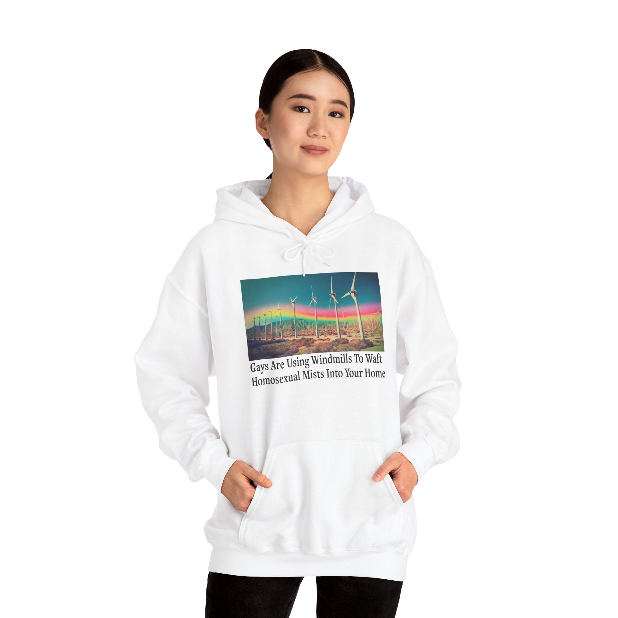 Unisex Heavy Blend™ Hooded Sweatshirt Crewneck Sweatshirt – Queer Streetwear Cozy Essential