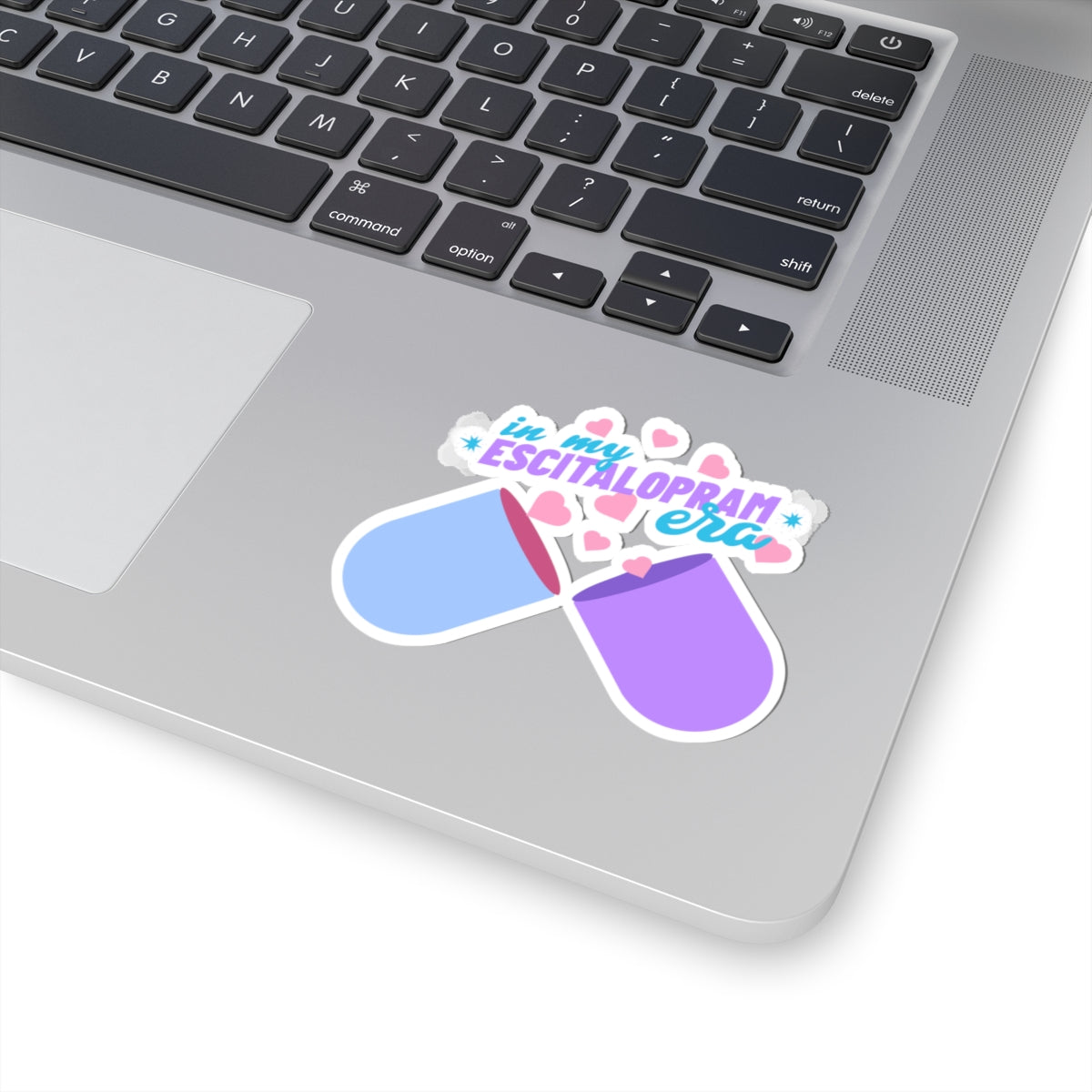Mental Health Awareness Kiss-Cut Stickers - "In My Escitalopram Era" – Club Riot Queer Streetwear