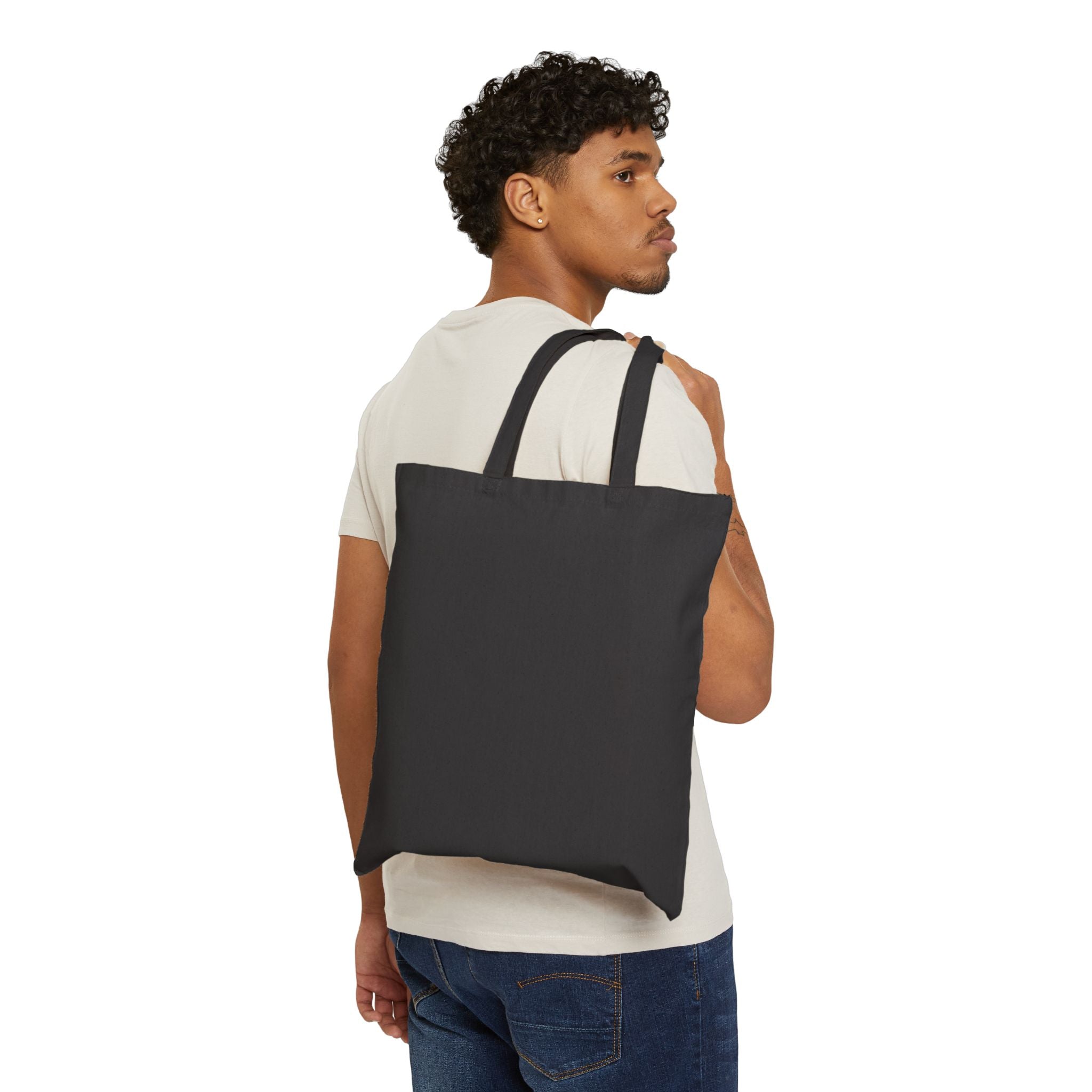 Retro Floral Tote Bag, Eco Cotton Canvas Tote Bag – Queer Streetwear Eco Tote