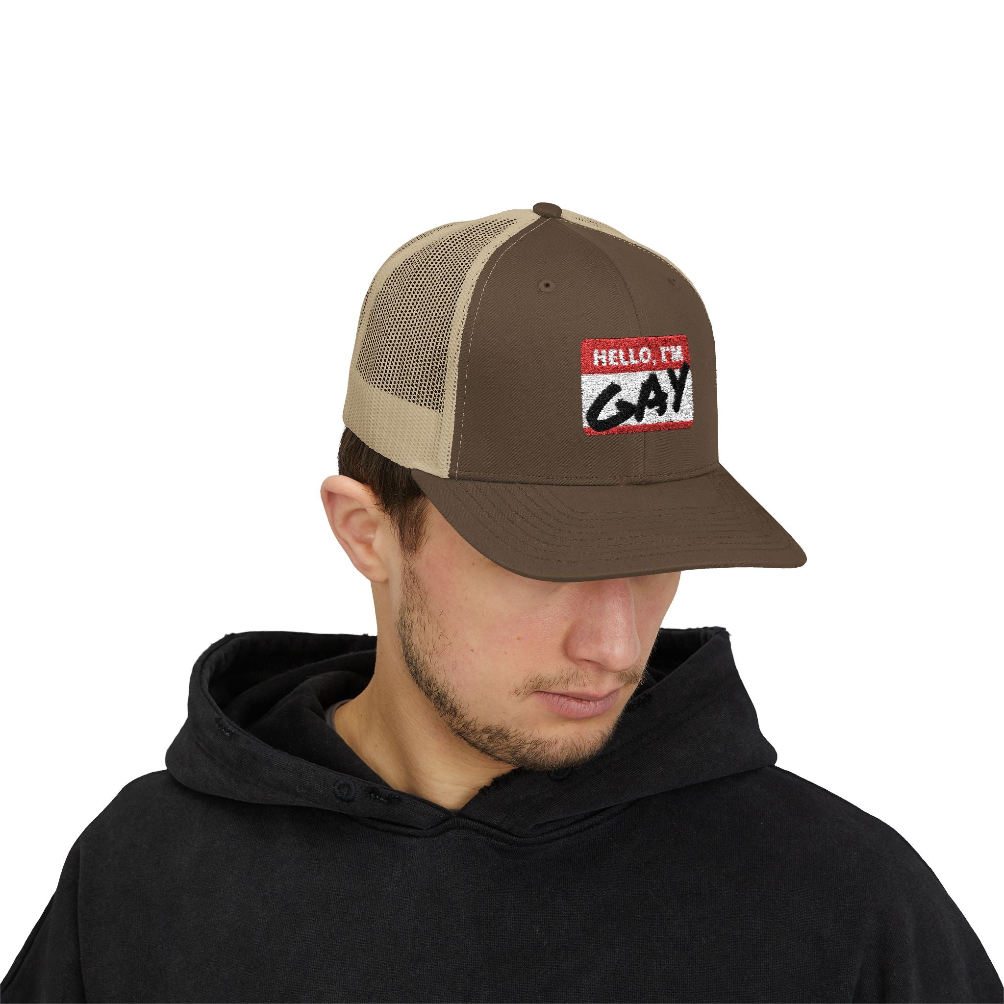Snapback Trucker Cap Snapback Trucker Cap – Embroidered Queer Streetwear Hat