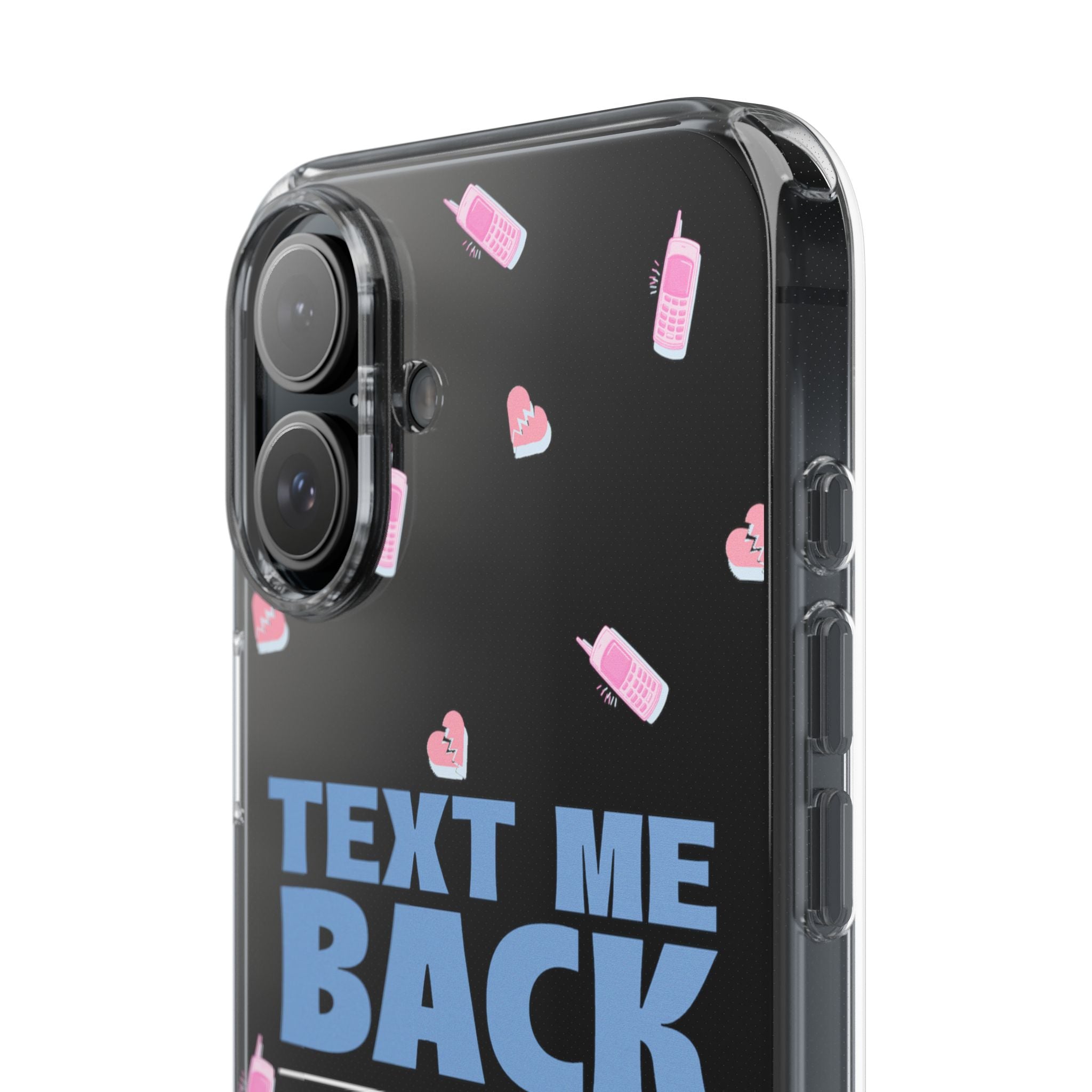 Dark Humor "Text Me Back" Phone Case – A Perfect Blend of Flirtation and Frustration Phone Case – Bold Queer Streetwear Tech Accessory