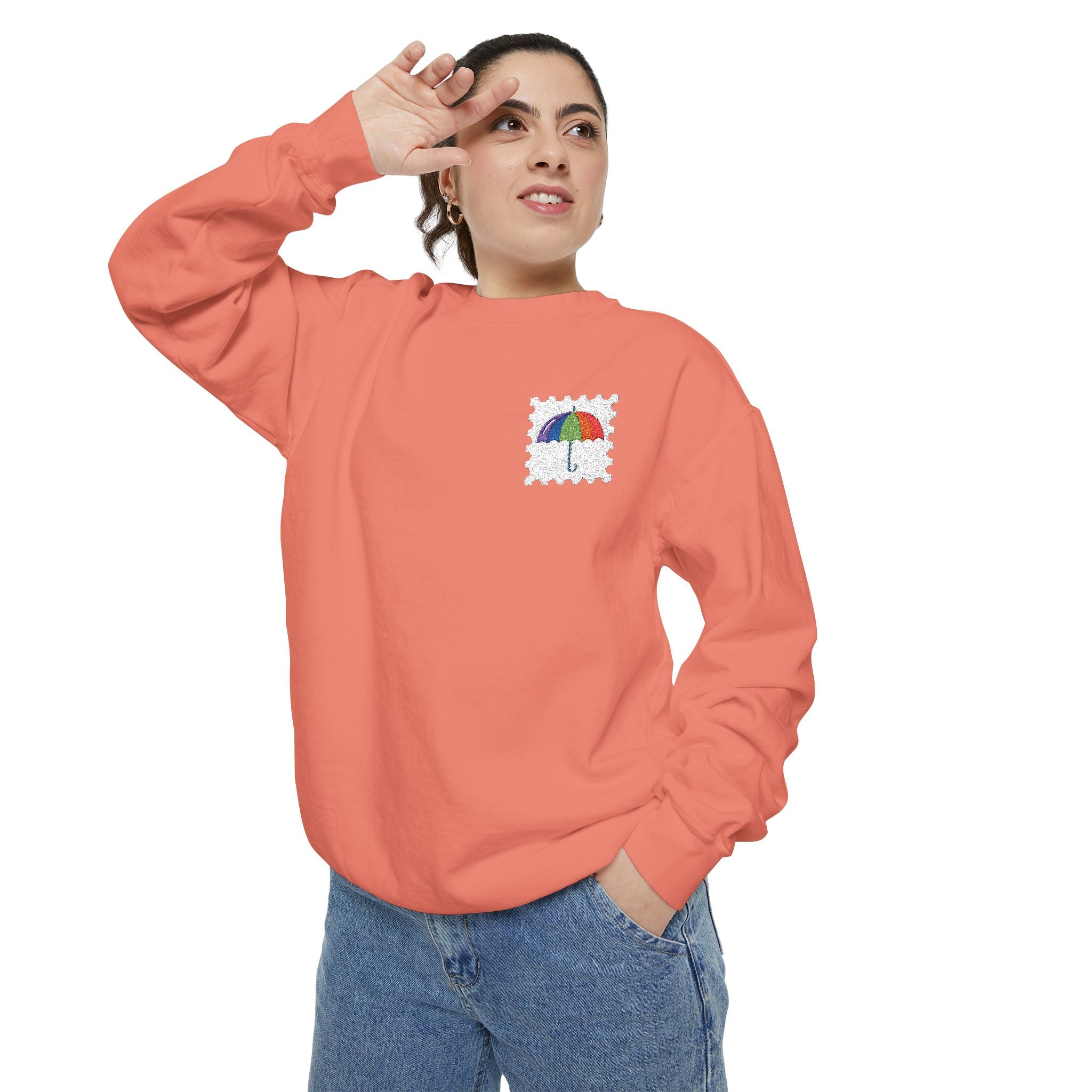 Colorful Garment Crewneck Sweatshirt – Queer Streetwear Cozy Essential