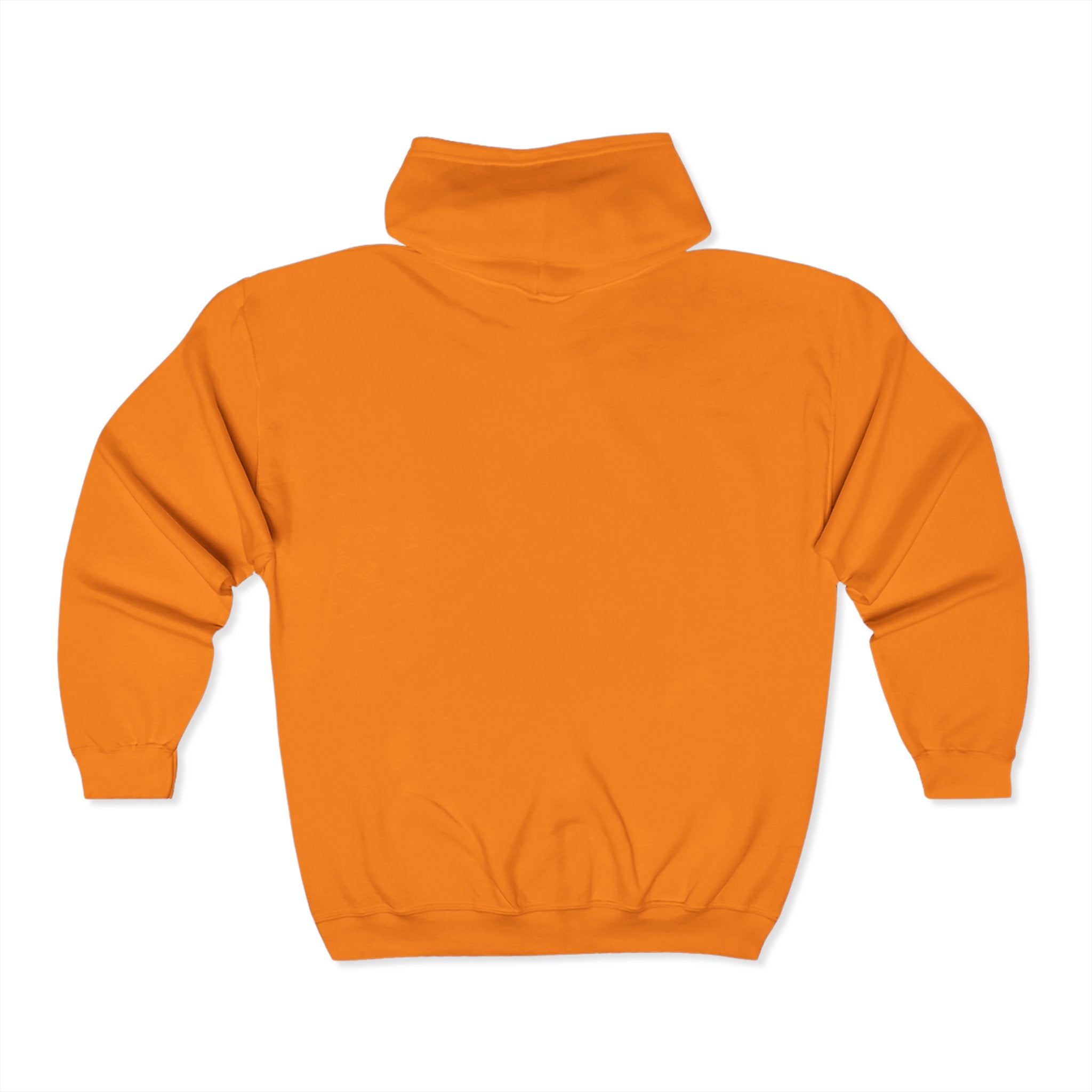 Zip Hoodie "Orange You Glad" Mental Health Conversation Starter Hoodie – Bold Queer Streetwear Essential