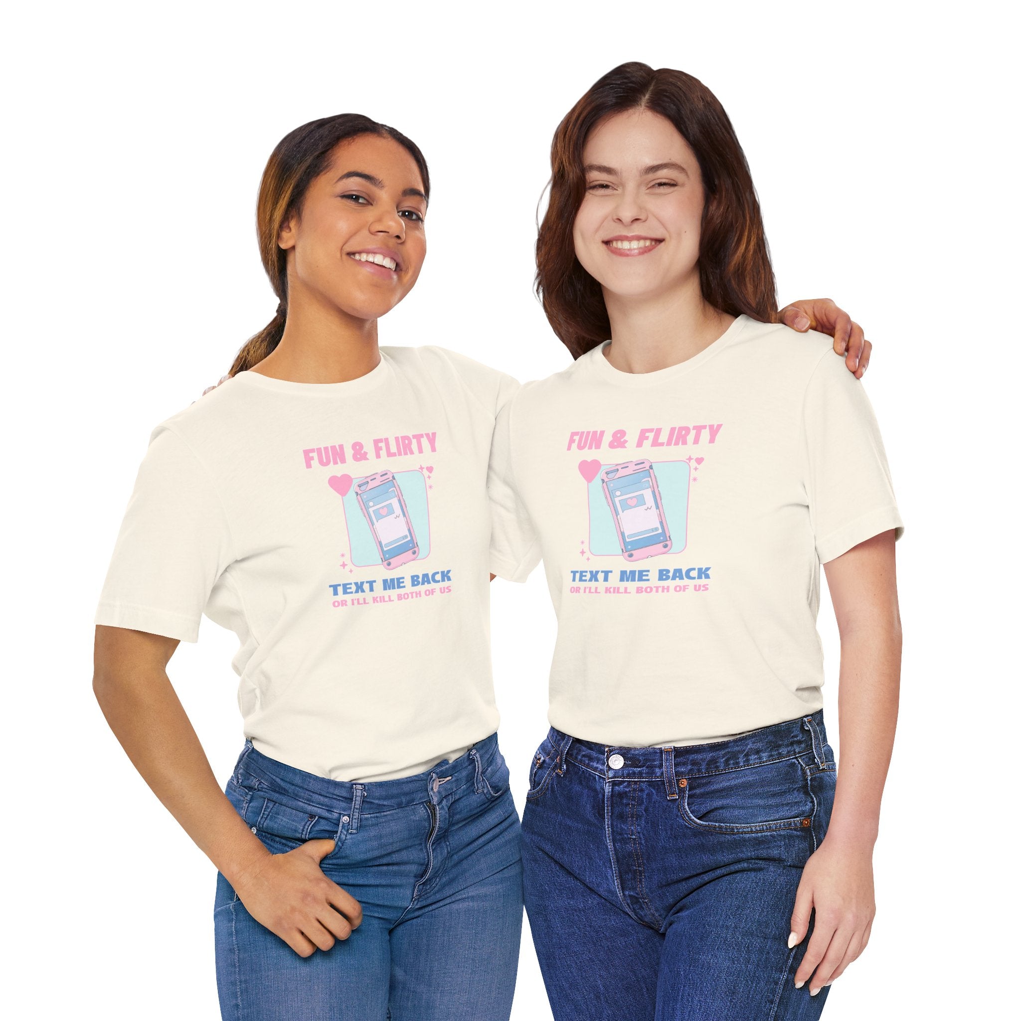 "Text me back" Humorous Relationship Texting Tee Unisex T-Shirt – Bold Queer Streetwear Graphic Tee