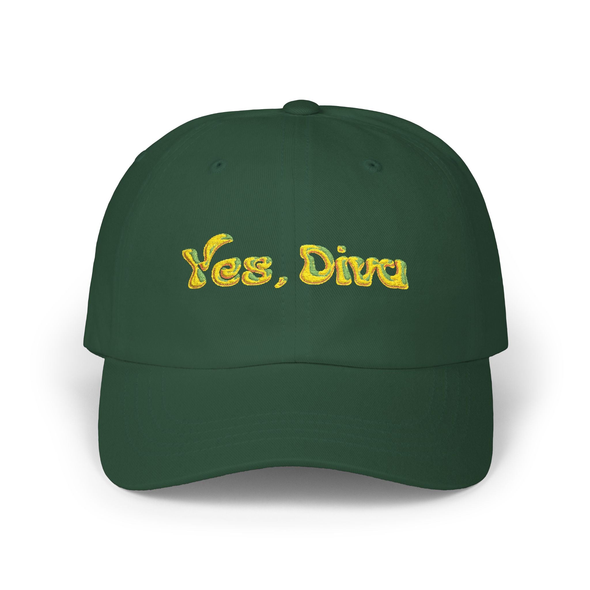 Yes, Diva Classic Dad Cap Snapback Trucker Cap – Embroidered Queer Streetwear Hat