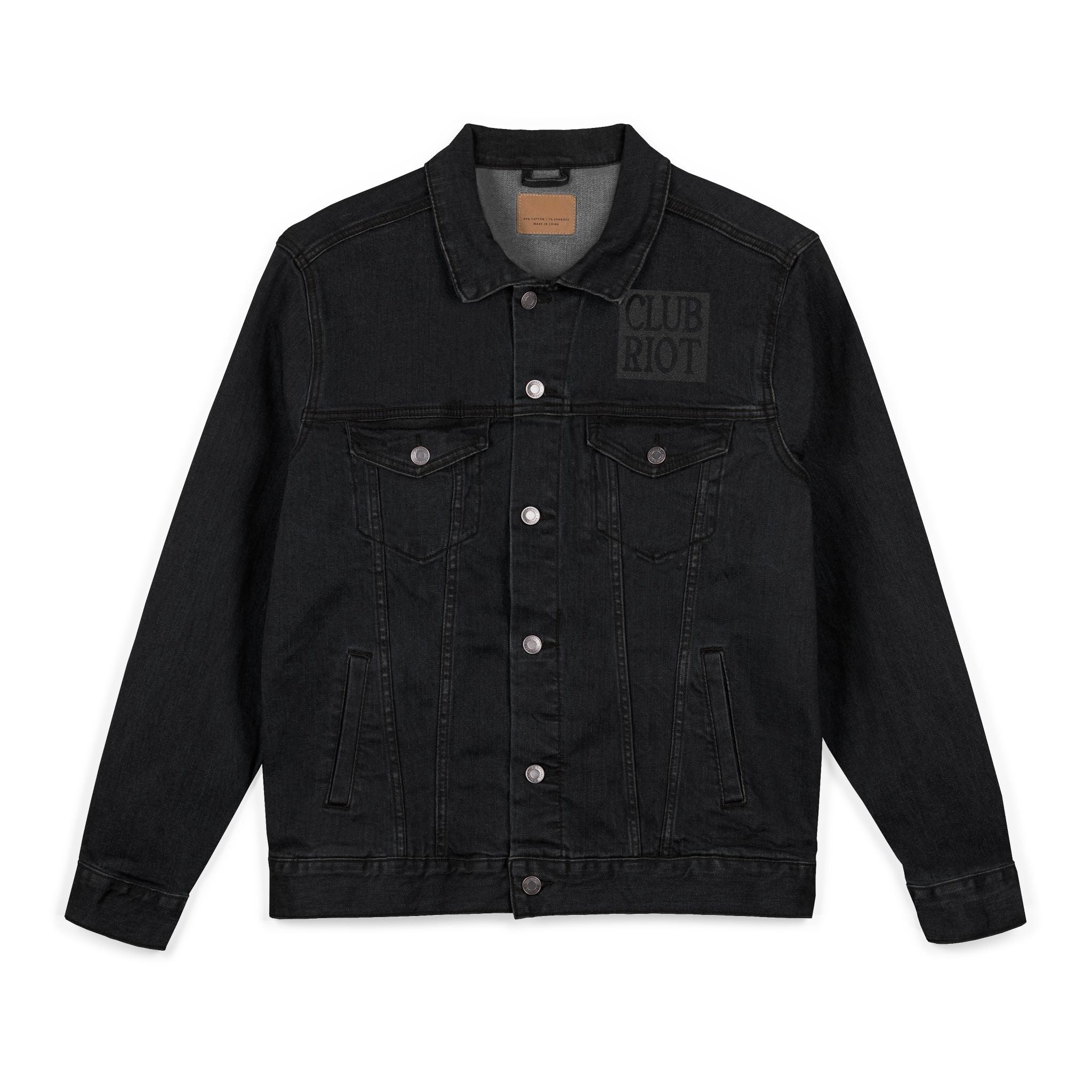 Unisex Denim Jacket (Embroidery) – Club Riot Queer Streetwear