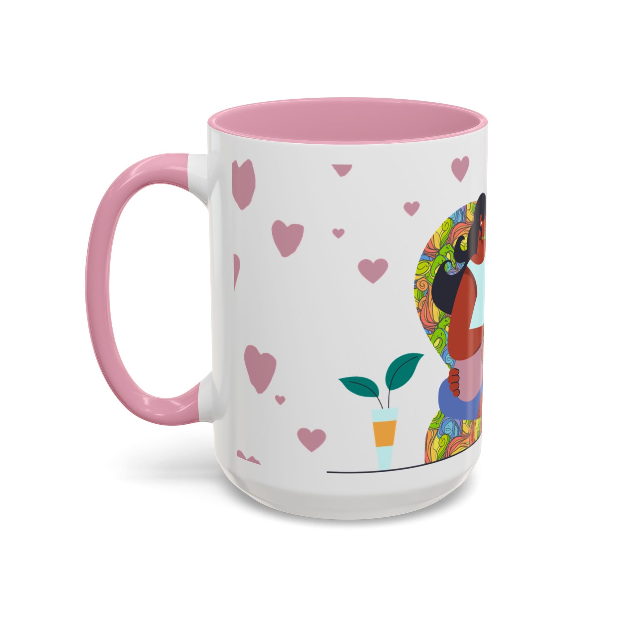 Copy of Vibrant Love Mug Glassware – Bold Queer Streetwear Drinkware