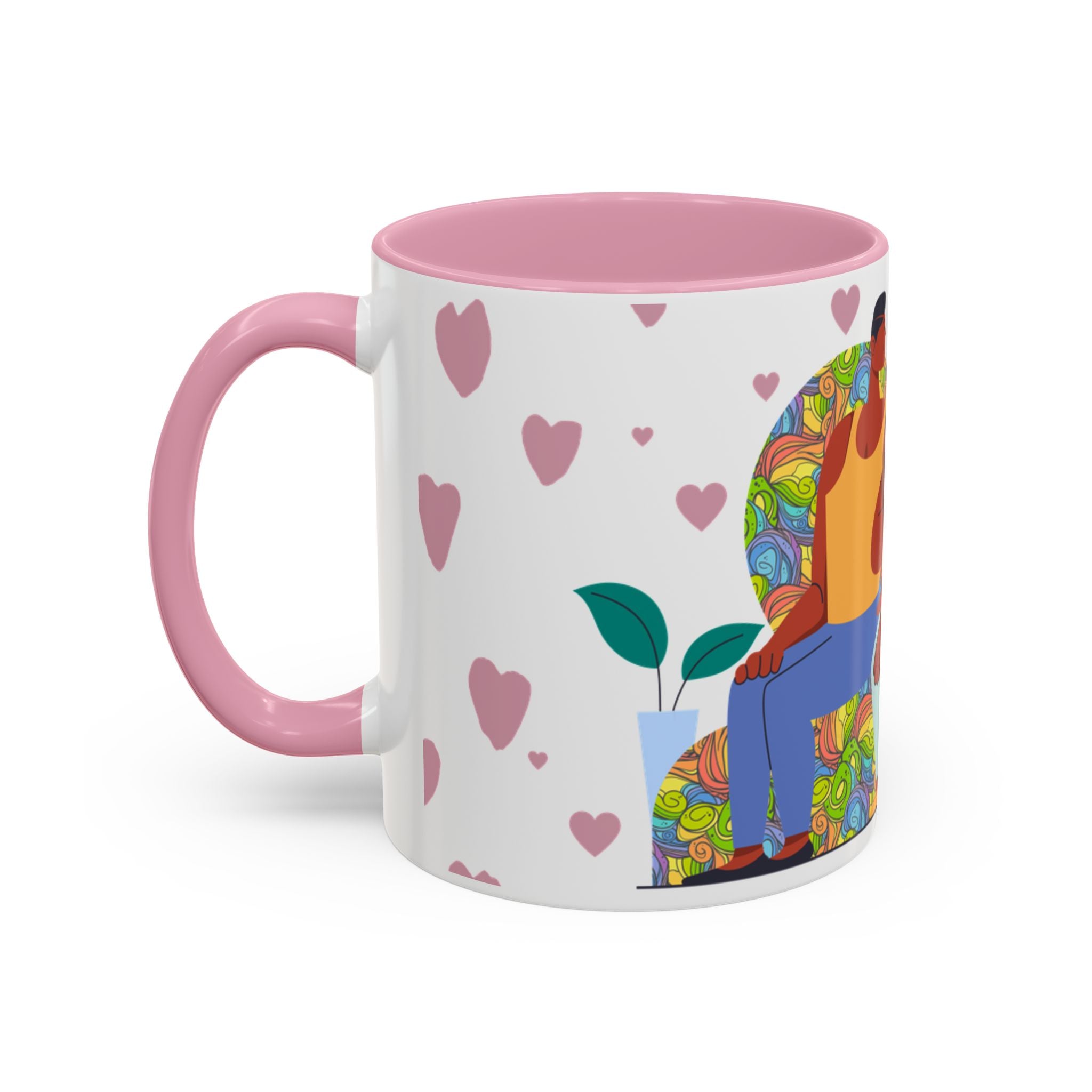 Vibrant Love Mug Glassware – Bold Queer Streetwear Drinkware