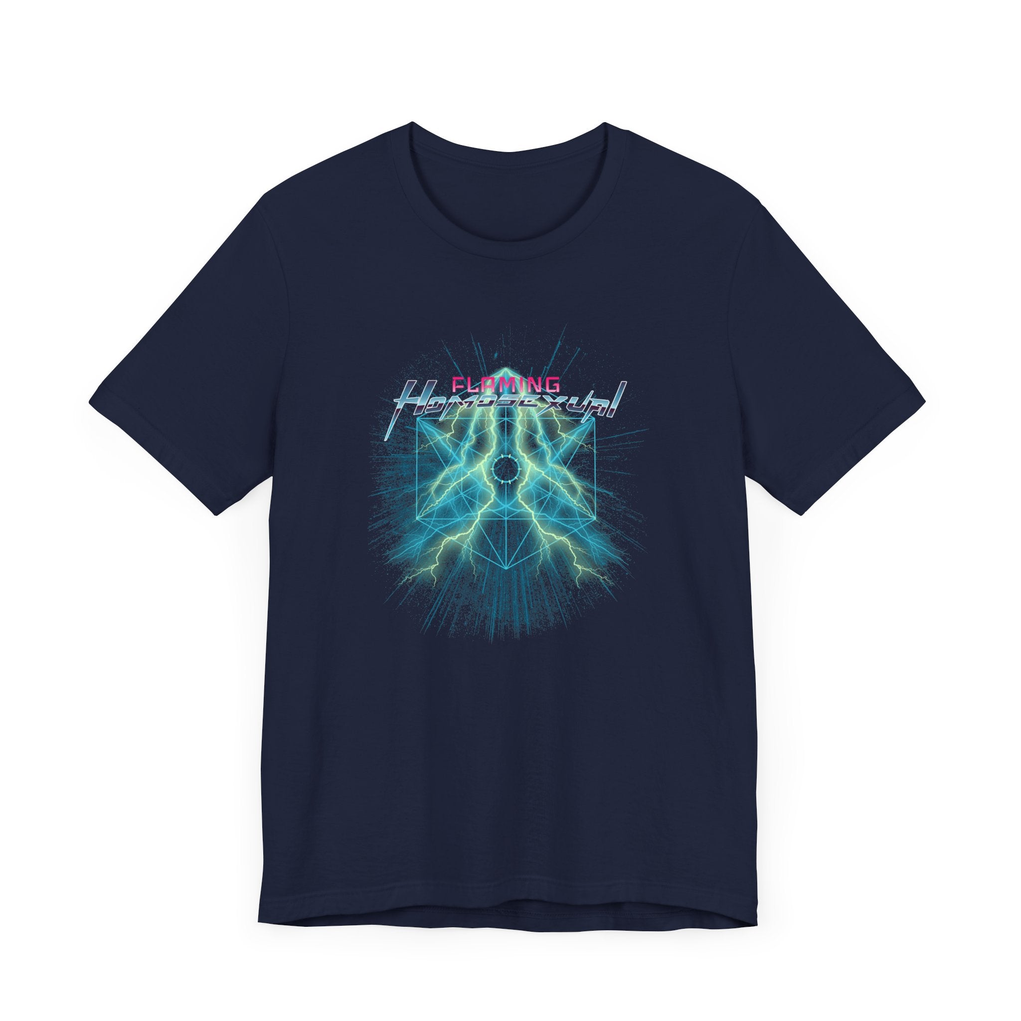 “Flaming Homosexual” Heavy Metal T Unisex T-Shirt – Bold Queer Streetwear Graphic Tee
