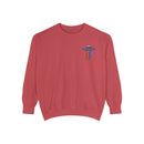 Unisex Garment-Dyed Sweatshirt, Casual Comfort, Cozy Vibes, Everyday Wear, Gift for Him/Her, Perfect for Relaxing