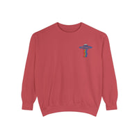 Unisex Garment-Dyed Sweatshirt, Casual Comfort, Cozy Vibes, Everyday Wear, Gift for Him/Her, Perfect for Relaxing