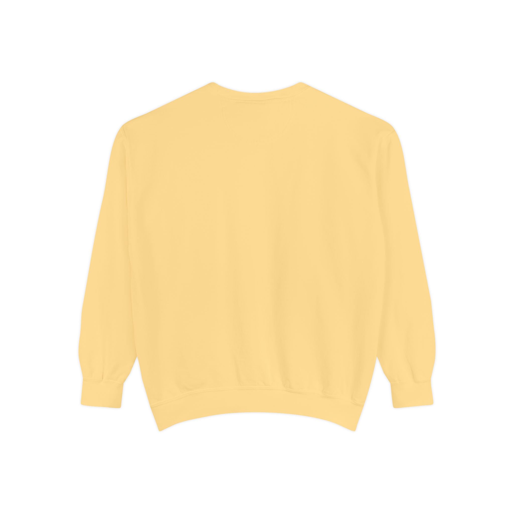 Banana Milk Embroidered Crewneck — Soft, Sweet, and Slightly Unhinged – Club Riot Queer Streetwear
