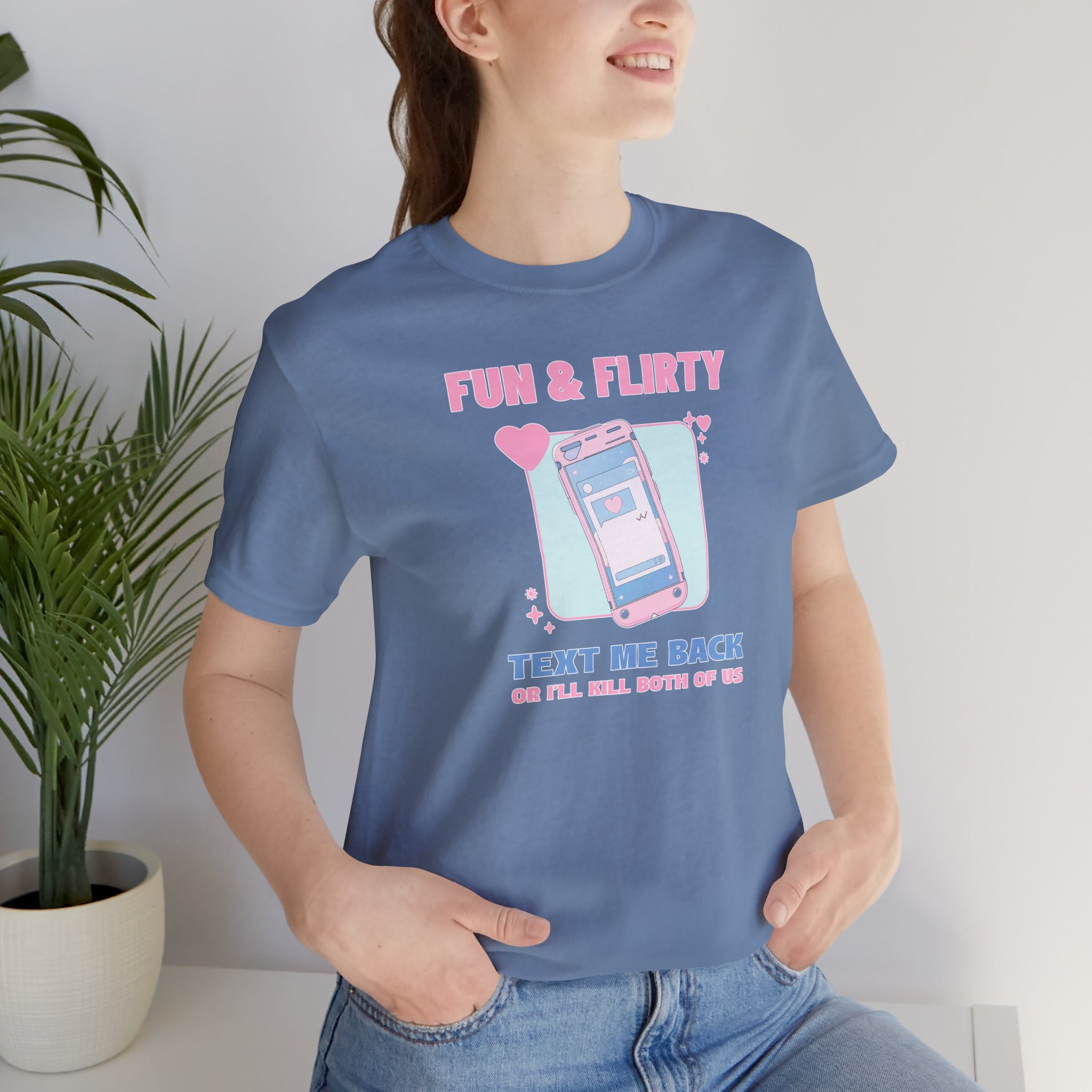 "Text me back" Humorous Relationship Texting Tee Unisex T-Shirt – Bold Queer Streetwear Graphic Tee