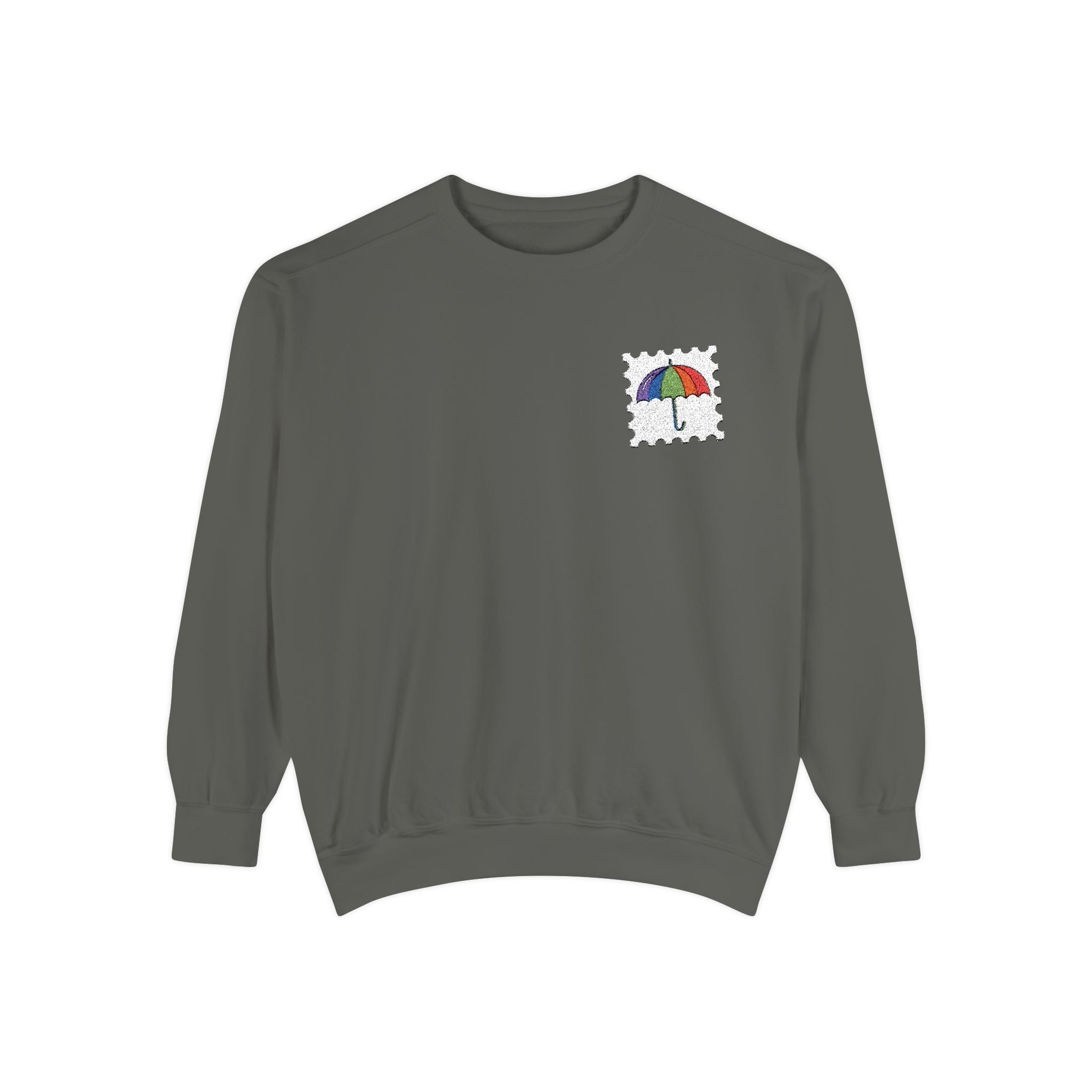 Colorful Garment Crewneck Sweatshirt – Queer Streetwear Cozy Essential