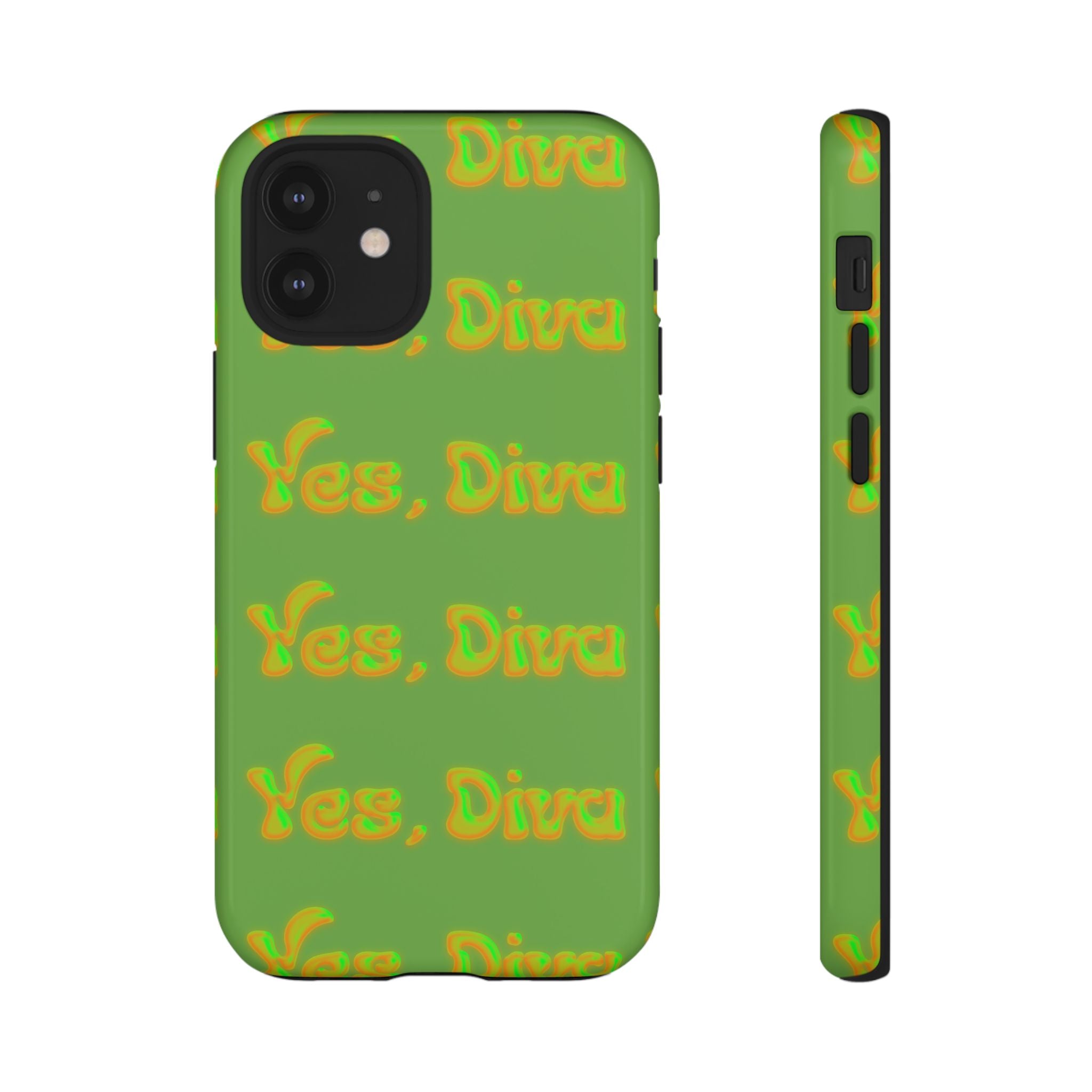 Bold 'Yes, Diva' Phone Case Phone Case – Bold Queer Streetwear Tech Accessory