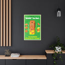 Metal Art Sign - Retro Korean Orange Juice Advertisement with Dark Humor – Club Riot Queer Streetwear
