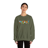 Copy of Sparkling Green Text Crewneck Sweatshirt | Casual Streetwear, Cozy Gift, Unisex Apparel, Everyday Fashion, Holiday Layering Crewneck Sweatshirt – Queer Streetwear Cozy Essential