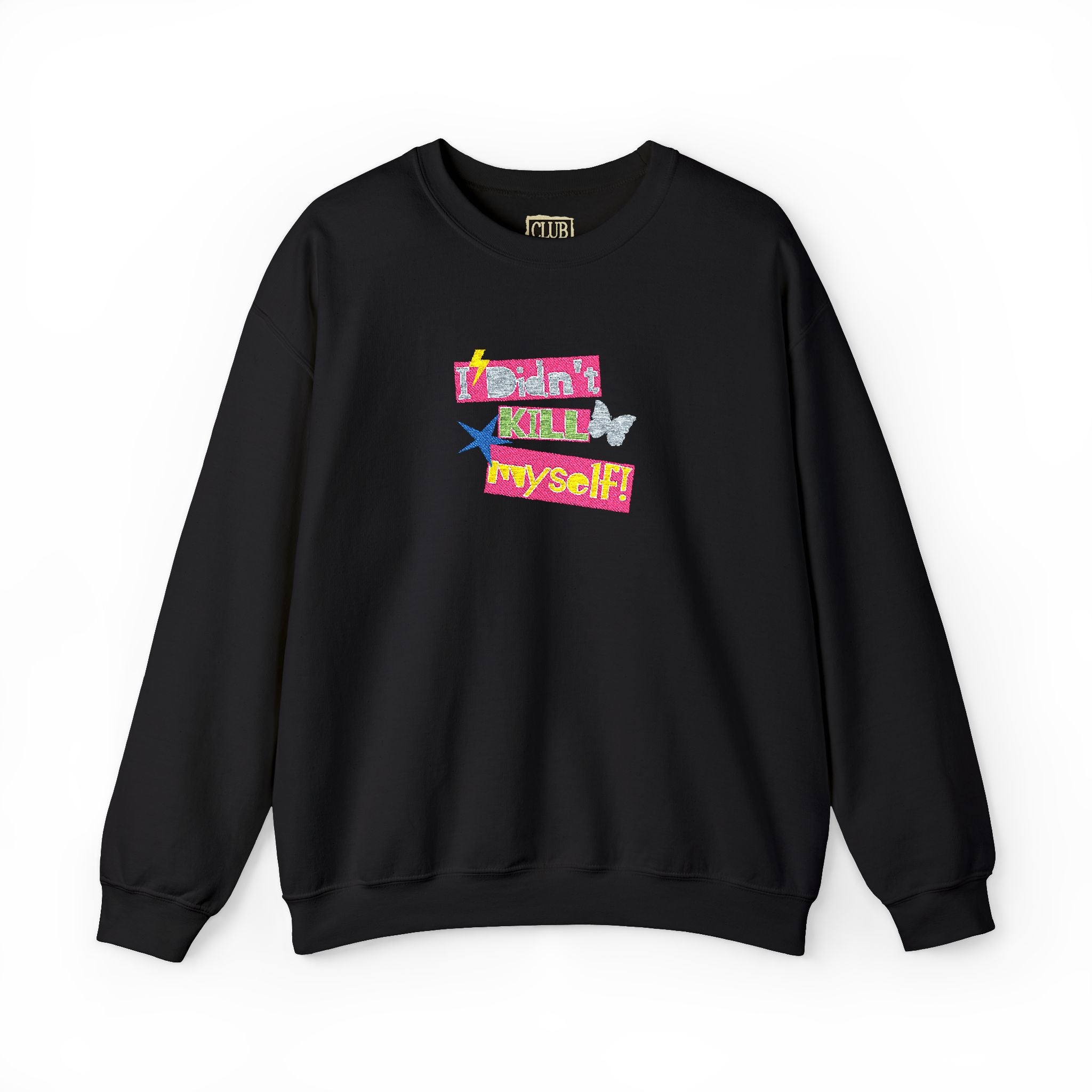 Vibrant Unisex Crewneck Sweatshirt, Cozy Fashion, Casual Wear, Gift for Friends, Colorful Sweatshirt, Everyday Comfort Crewneck Sweatshirt – Queer Streetwear Cozy Essential