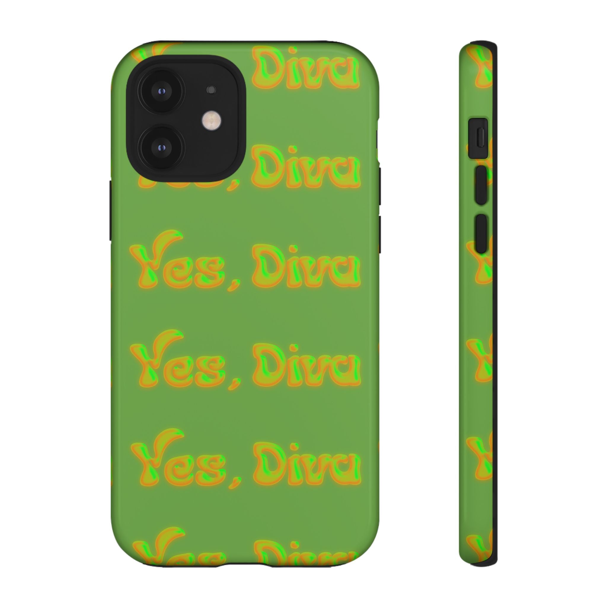 Bold 'Yes, Diva' Phone Case Phone Case – Bold Queer Streetwear Tech Accessory