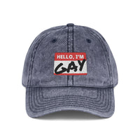 Vintage Cap (Embroidery) Snapback Trucker Cap – Embroidered Queer Streetwear Hat