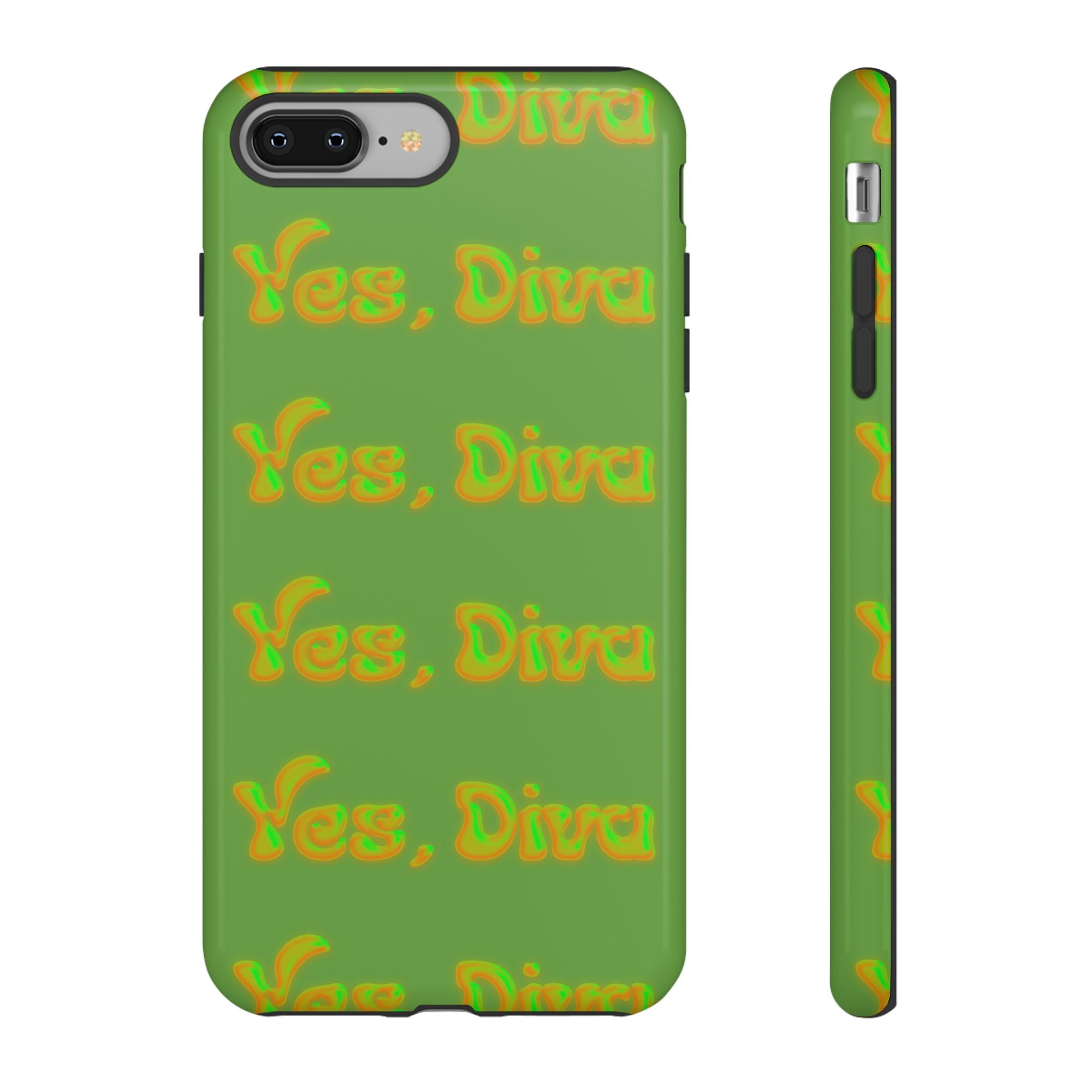 Bold 'Yes, Diva' Phone Case Phone Case – Bold Queer Streetwear Tech Accessory