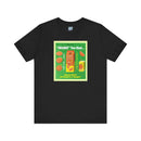 Unisex t-shirt with Club Riot graphic design – queer streetwear tee