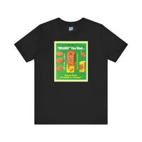 Unisex t-shirt with Club Riot graphic design – queer streetwear tee