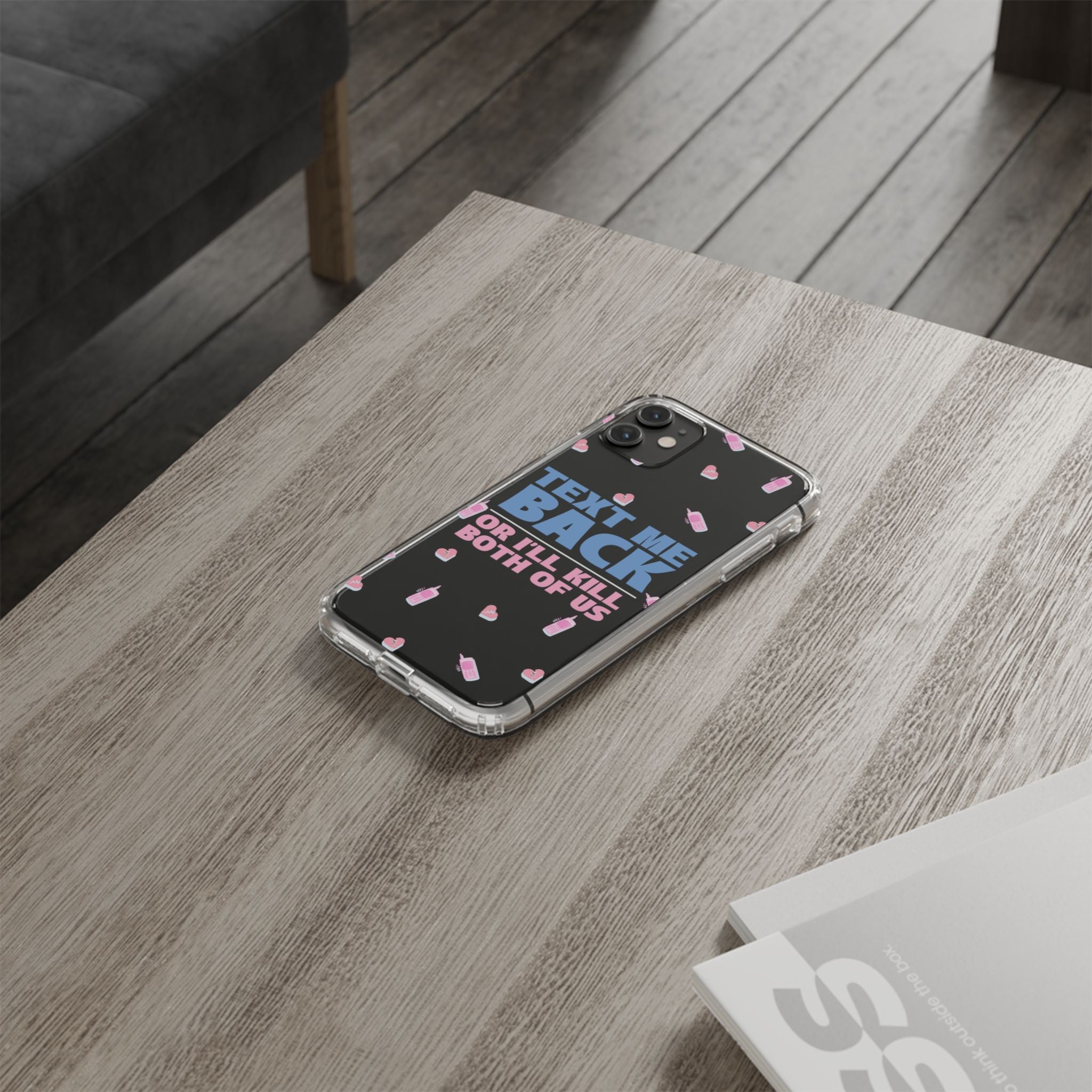 Dark Humor "Text Me Back" Phone Case – A Perfect Blend of Flirtation and Frustration Phone Case – Bold Queer Streetwear Tech Accessory
