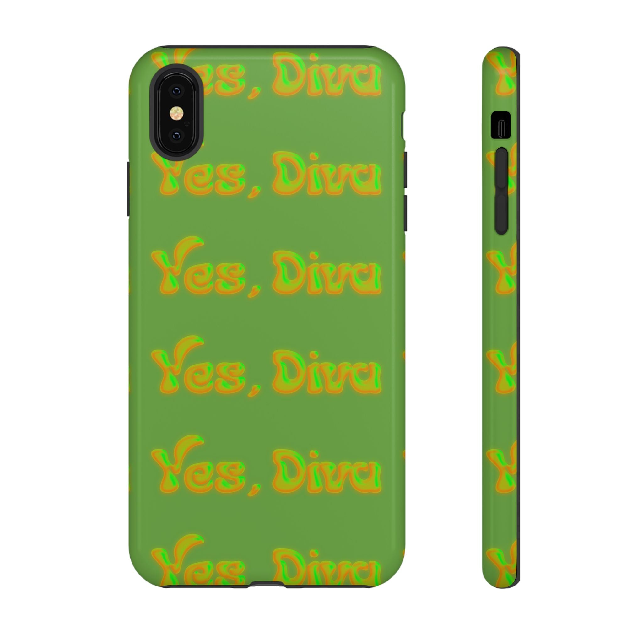 Bold 'Yes, Diva' Phone Case Phone Case – Bold Queer Streetwear Tech Accessory