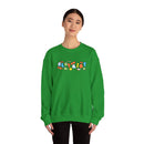 Copy of Sparkling Green Text Crewneck Sweatshirt | Casual Streetwear, Cozy Gift, Unisex Apparel, Everyday Fashion, Holiday Layering Crewneck Sweatshirt – Queer Streetwear Cozy Essential