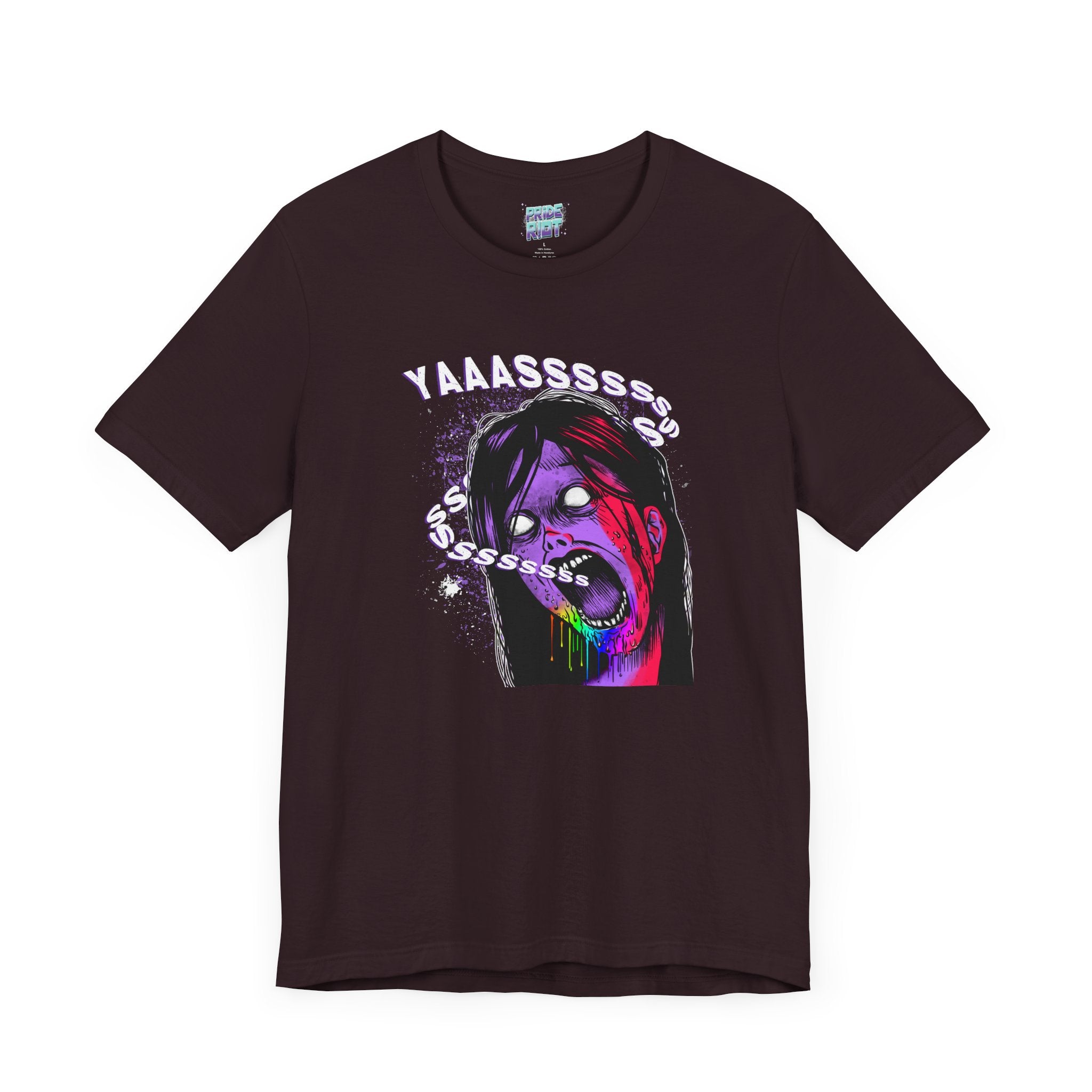 YAAASSSS Zombie Ally Graphic Unisex Tee Unisex T-Shirt – Bold Queer Streetwear Graphic Tee