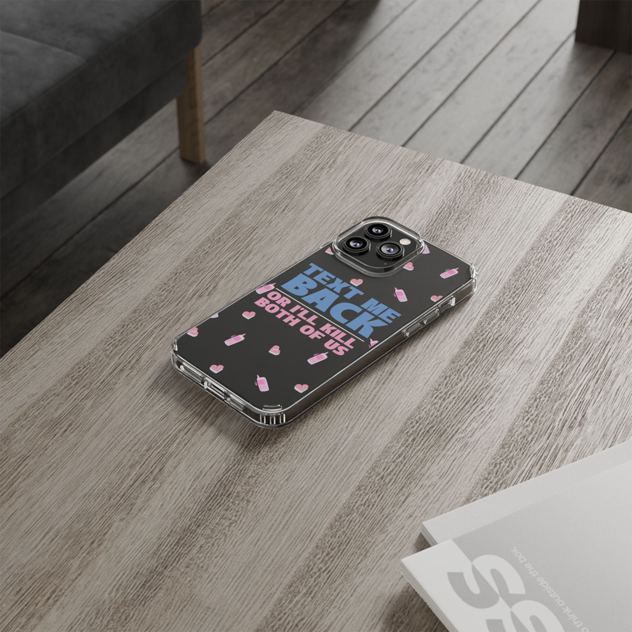 Dark Humor "Text Me Back" Phone Case – A Perfect Blend of Flirtation and Frustration Phone Case – Bold Queer Streetwear Tech Accessory