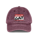 Vintage Cap (Embroidery) Snapback Trucker Cap – Embroidered Queer Streetwear Hat