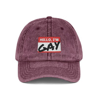 Vintage Cap (Embroidery) Snapback Trucker Cap – Embroidered Queer Streetwear Hat