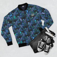 Tropical Print Men's Bomber Jacket - Stylish and Versatile Outerwear – Club Riot Queer Streetwear