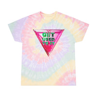 Unisex t-shirt with Club Riot graphic design – queer streetwear tee