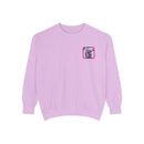 Grape Juice Embroidered Sweatshirt – Unisex, Cozy, and Slightly Juicy Crewneck Sweatshirt – Queer Streetwear Cozy Essential
