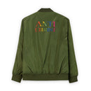 Bold Embroidered Bomber Jacket for Unique Style, Streetwear, Fashion Statement, Gift Idea, Sustainable Fashion – Club Riot Queer Streetwear