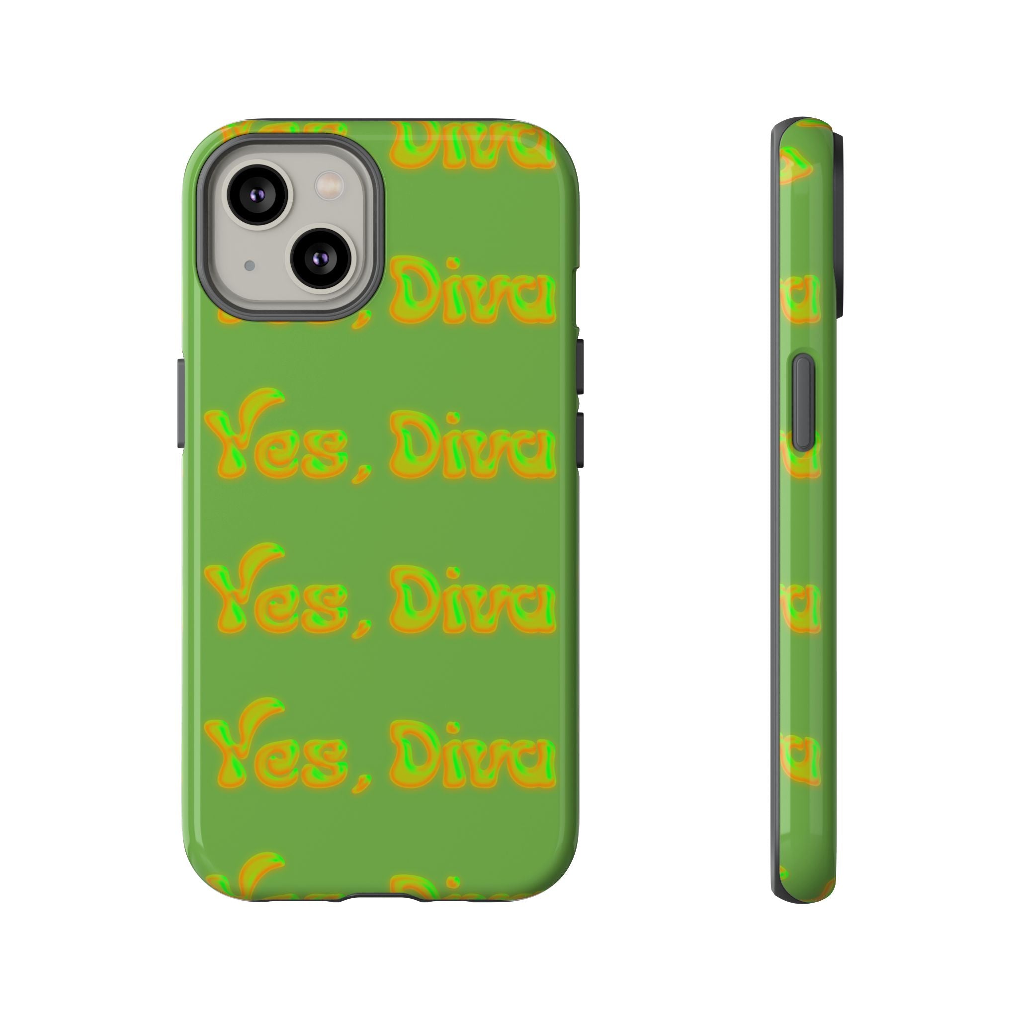 Bold 'Yes, Diva' Phone Case Phone Case – Bold Queer Streetwear Tech Accessory