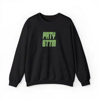 Sparkling Green Text Crewneck Sweatshirt | Casual Streetwear, Cozy Gift, Unisex Apparel, Everyday Fashion, Holiday Layering Crewneck Sweatshirt – Queer Streetwear Cozy Essential