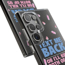 Dark Humor "Text Me Back" Phone Case – A Perfect Blend of Flirtation and Frustration Phone Case – Bold Queer Streetwear Tech Accessory