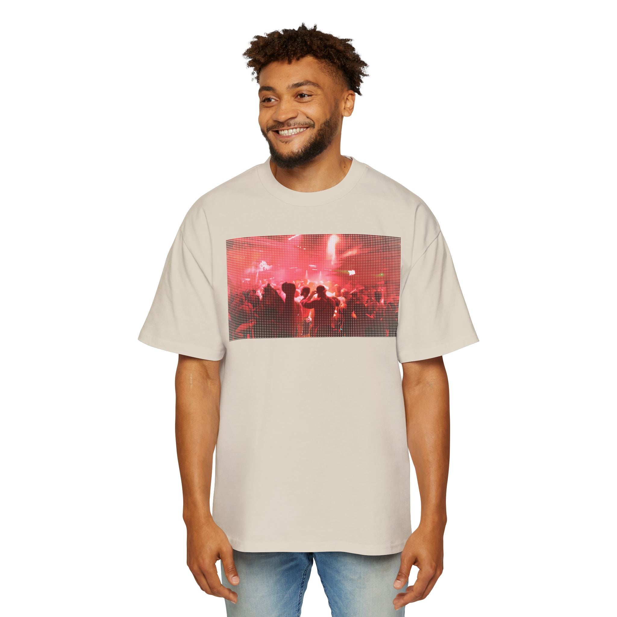 Men's Heavy Oversized Tee, Trendy Streetwear Shirt, Cool Graphic Top, Casual Men’s Apparel, Lightweight Summer Tee, Perfect for Concerts Unisex T-Shirt – Bold Queer Streetwear Graphic Tee