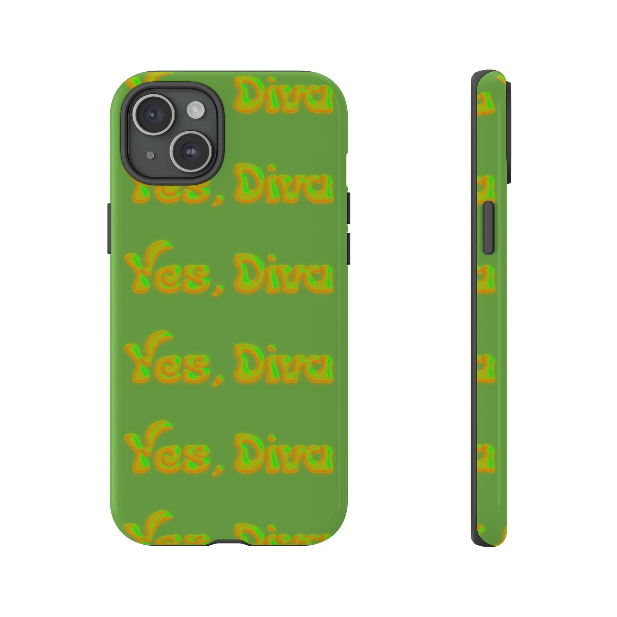 Bold 'Yes, Diva' Phone Case Phone Case – Bold Queer Streetwear Tech Accessory