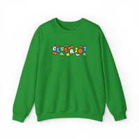 Copy of Sparkling Green Text Crewneck Sweatshirt | Casual Streetwear, Cozy Gift, Unisex Apparel, Everyday Fashion, Holiday Layering Crewneck Sweatshirt – Queer Streetwear Cozy Essential