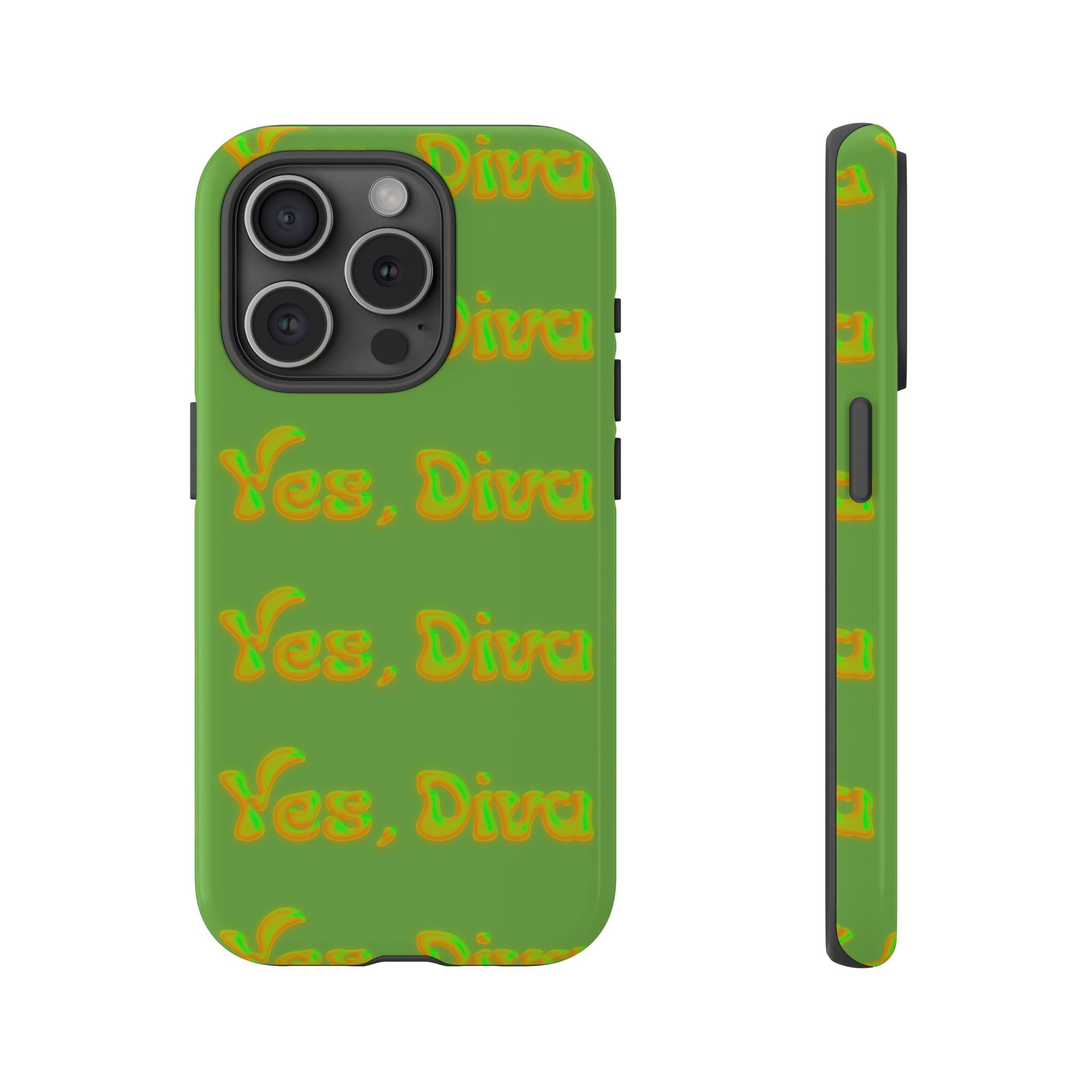 Bold 'Yes, Diva' Phone Case Phone Case – Bold Queer Streetwear Tech Accessory