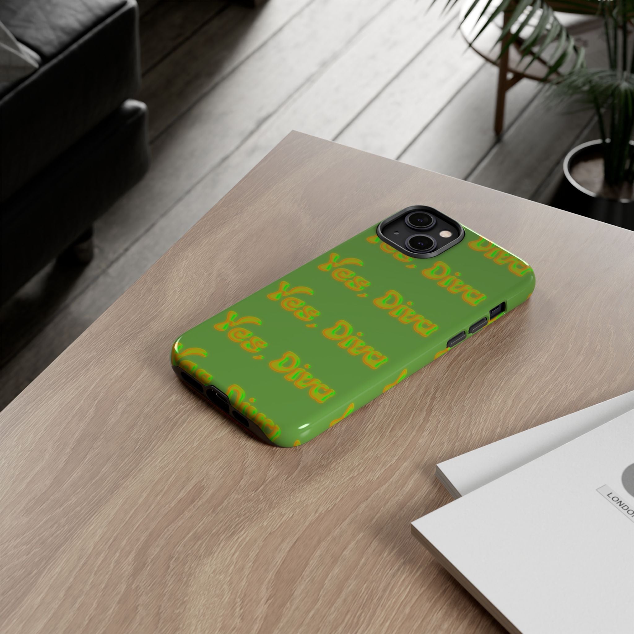 Bold 'Yes, Diva' Phone Case Phone Case – Bold Queer Streetwear Tech Accessory
